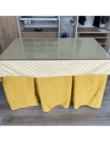 Conjunto doble grueso Mostaza con...