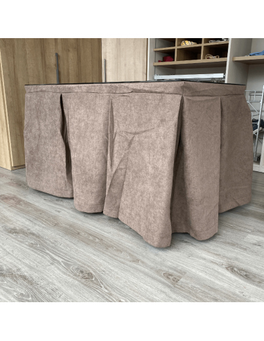 Conjunto Completo Antimanchas Aterciopelado Triple Grueso Choco