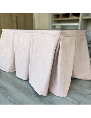 Conjunto Completo Antimanchas Aterciopelado Triple Grueso Rosa