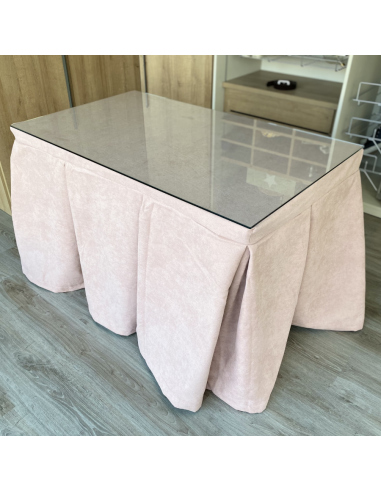 Conjunto Completo Antimanchas Aterciopelado Triple Grueso Rosa