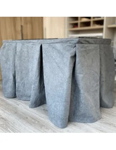 Conjunto Completo Antimanchas Aterciopelado Triple Grueso Gris 2