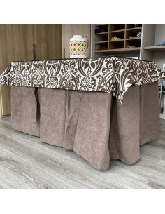 Conjunto Completo Antimanchas Aterciopelado Triple Grueso Choco con Tapete Amaranto Choco 2