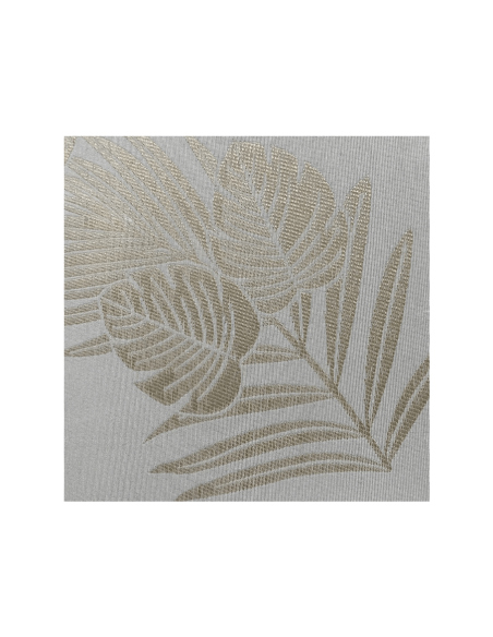 Tapete Antimanchas Flor Beige