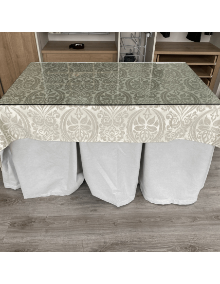 Conjunto Completo Antimanchas Aterciopelado Triple Grueso Roca con Tapete Amaranto Gris