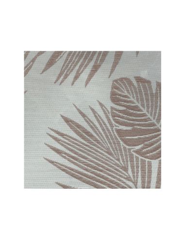 Tapete Antimanchas Flor Rosa