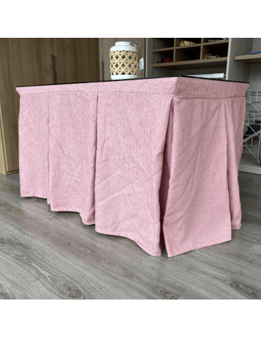 Conjunto Elegante 10 Pliegues Rosa