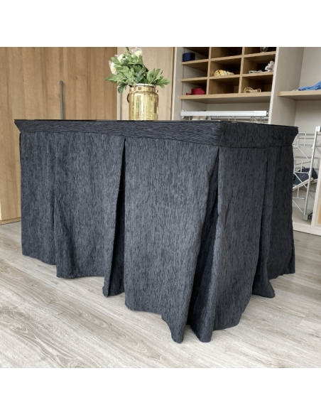 Conjunto Elegante 10 Pliegues Negro