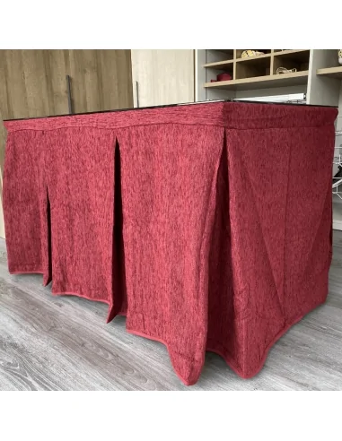 Conjunto básico 6 pliegues Granate