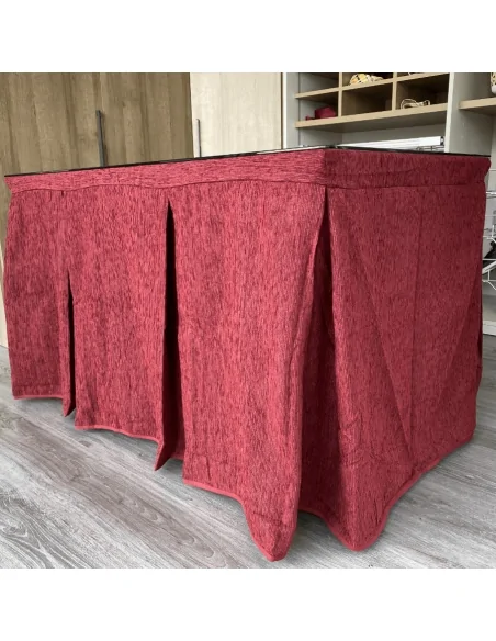 Conjunto básico 6 pliegues Granate