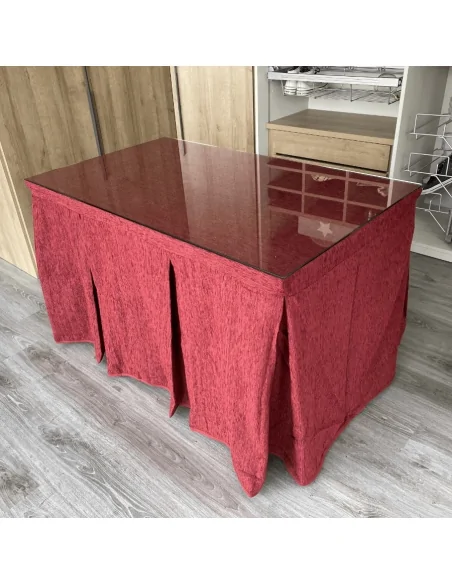 Conjunto básico 6 pliegues Granate