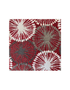 Tapete Antimanchas Triple Grueso Aterciopelado Granate