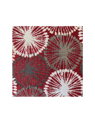 Tapete Antimanchas Triple Grueso Aterciopelado Granate