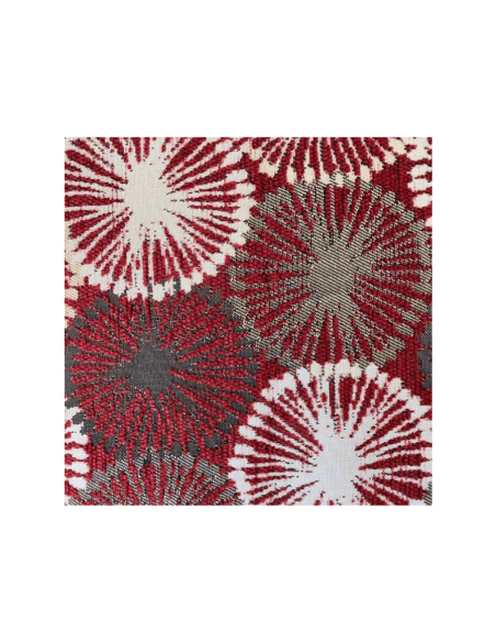 Tapete Antimanchas Triple Grueso Aterciopelado Granate