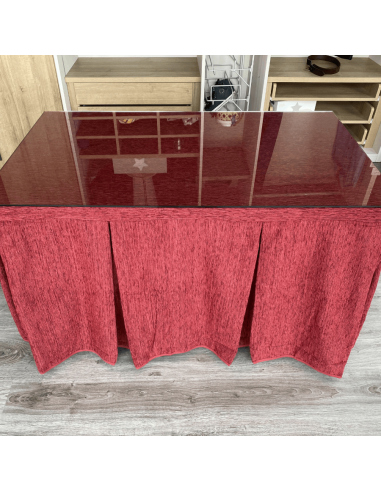 Conjunto básico 6 pliegues Granate