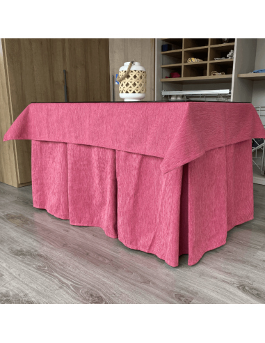 Conjunto Elegante 10 Pliegues Fucsia...