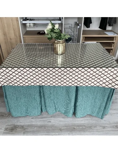 Conjunto Elegante 10 Pliegues Verde...