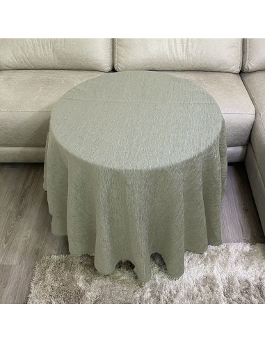 Conjunto Mesa Redonda + Ropa Chenilla...