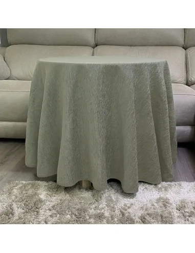 Conjunto Mesa Redonda + Ropa Chenilla... Conjunto Mesa Redonda + Ropa Chenilla...