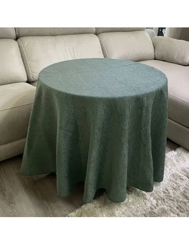 Conjunto Mesa Redonda + Ropa Chenilla... Conjunto Mesa Redonda + Ropa Chenilla...
