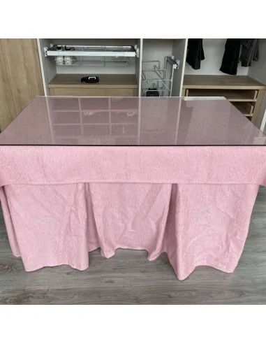 Conjunto elegante 10 pliegues Rosa...