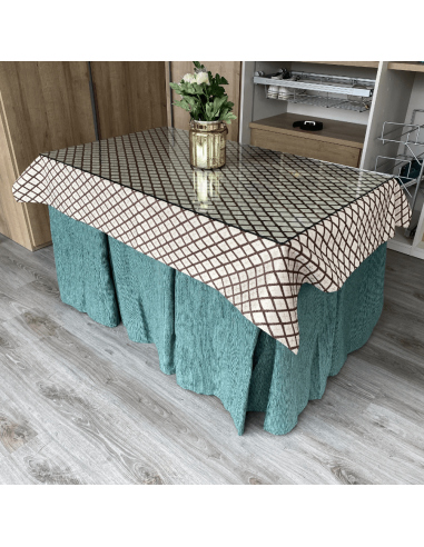 Conjunto elegante 10 pliegues Verde...