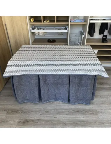 Conjunto Multimedida Mesa + Ropa Antimanchas Extragruesa Gran Capacidad Calórica color Grafito Conjunto Multimedida Mesa + Ropa Antimanchas Extragruesa Gran Capacidad Calórica color Grafito