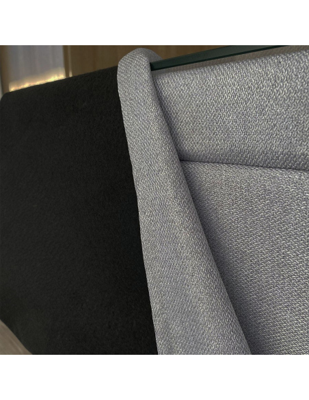 Conjunto Mesa + Ropa de Mesa Camilla Moderna Antimanchas color Gris con Camino