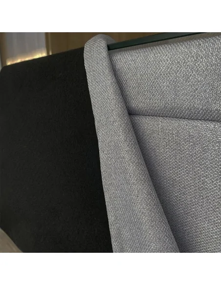 Conjunto Mesa + Ropa de Mesa Camilla Moderna Antimanchas color Gris con Camino