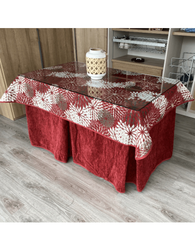 Conjunto doble grueso Granate con...