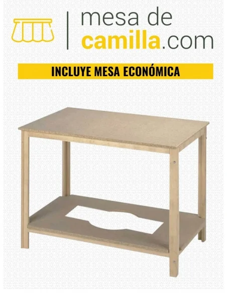 Pack Mesa + Ropa de Mesa Camilla Moderna Antimanchas color Gris Plata con Camino  Rosa