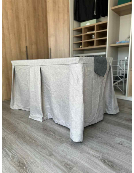 Pack Mesa + Ropa de Mesa Camilla Moderna Antimanchas color Visión con Camino Marengo