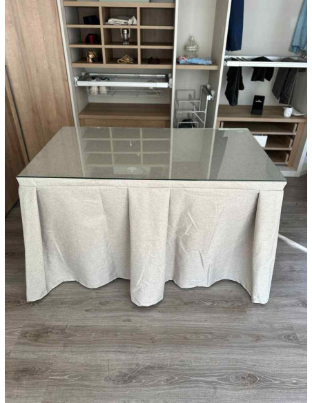 Ropa de Mesa Camilla Moderna Antimanchas color Beige