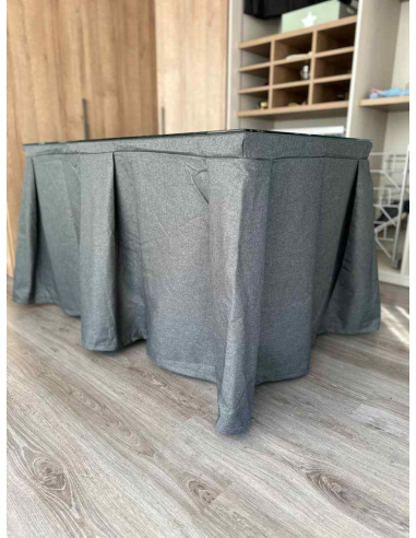 Ropa de Mesa Camilla Moderna Antimanchas color Marengo