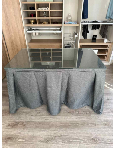 Ropa de Mesa Camilla Moderna Antimanchas color Marengo