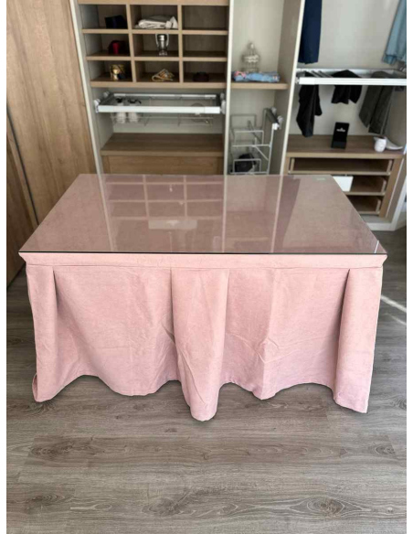 Ropa de Mesa Camilla Moderna Antimanchas color Rosa