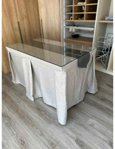 Ropa de Mesa Camilla Moderna Antimanchas color Visión con Camino Marengo