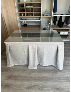 Ropa de Mesa Camilla Moderna Antimanchas color Visión con Camino Marengo 2