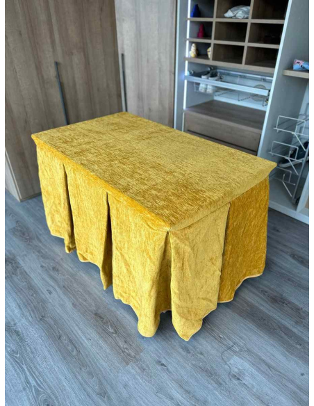 Conjunto Doble Grueso 10 Pliegues Mostaza