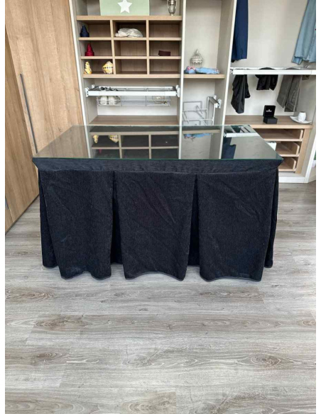 Conjunto Doble Grueso 10 Pliegues Negro