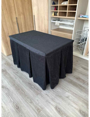 Conjunto Doble Grueso 10 Pliegues Negro