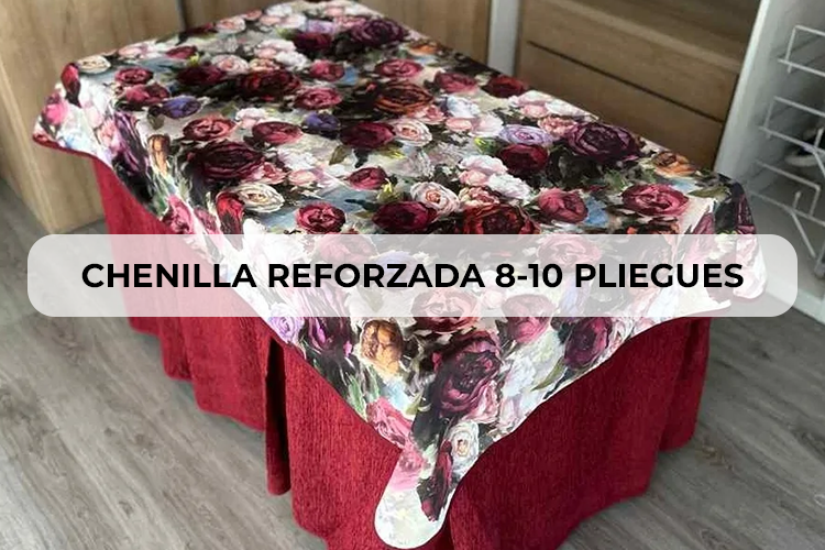 Ropa Chenilla 8 Pliegues Básico